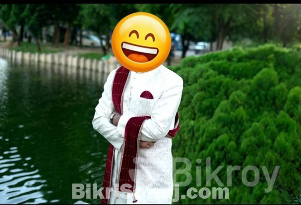 Biyer Sherwani Full Set